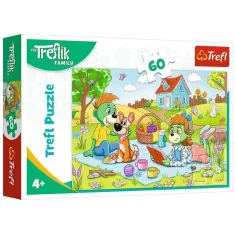 Die Abenteuer der Treflik-Familie - 60 Teile Puzzle - Trefl