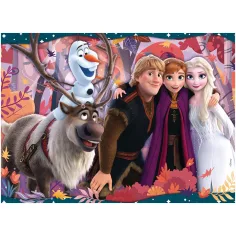 Die Eiskönigin 2-in-1 Puzzle mit 48 Teilen und Malbuch 35x25cm – Lisciani Bild 2