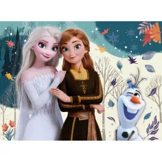 Die Eiskönigin Schwestern 2-in-1 48-teiliges Eco Mini-Puzzle und Ausmalbild 35x25cm – Lisciani Bild 2