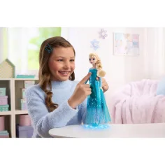 Die Eiskönigin - Singende Elsa Puppe mit Lichteffekten - Mattel Bild 2