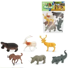 Die Tiere der Welt 6-teiliges Figuren-Set 12cm