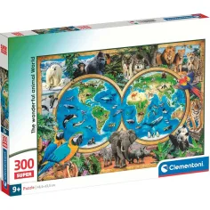 Die wunderbare Tierwelt 300 Teile Super Puzzle - Clementoni