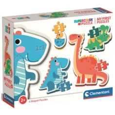 Dinosaurier 4 in 1 Baby Puzzle 2-3-4-5 Stück - Clementoni