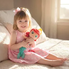 Disney Baby Ariel Plüschfigur mit Beißring 33cm - Clementoni Bild 2