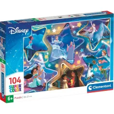 Disney Magische Momente 104-teiliges Supercolor Puzzle - Clementoni