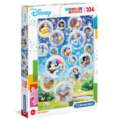 Disney-Märchenhelden Supercolor Puzzle 104 Teile - Clementoni
