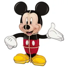 Disney: Mickey Maus 104 Teile Puzzle + 3D Mickey Modell - Clementoni Bild 2