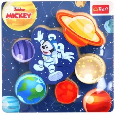 Disney Mickey Maus im Weltraum Holz Formensortier Puzzle - Trefl