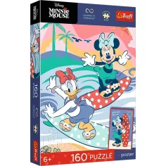 Disney Minnie Maus 160-teiliges UFT Puzzle mit Poster - Trefl Bild 1