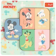Disney Minnie Maus und ihre Freunde Holz Formenpuzzle - Trefl