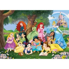 Disney Prinzessinnen 104-teiliges Super Color Puzzle - Clementoni Bild 2