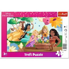 Disney Prinzessinnen 15-teiliges Rahmenpuzzle - Trefl - Einzigartig Bild 1