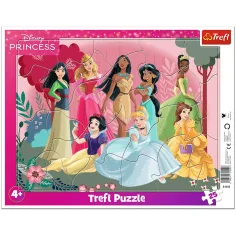 Disney Prinzessinnen 25-teiliges Rahmenpuzzle – Trefl