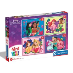 Disney Prinzessinnen 4 in 1 Puzzle - Clementoni