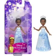 Disney Prinzessinnen: Mini Tiana Prinzessin Puppe in blauer Kleidung - Mattel