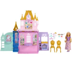 Disney Prinzessinnen Schloss Rapunzel mit Puppe - Mattel
