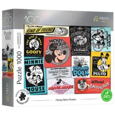 Disney Retro Poster 1000-teilige Puzzle - Trefl