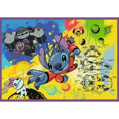 Disney: Wundervoller Stitch 4x250-teiliges Puzzle - Trefl Bild 5