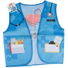 Doktorweste in Blau