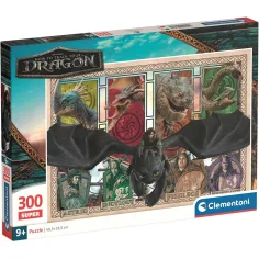 Drachenzähmen leicht gemacht Drachen und Helden 300-teiliges Puzzle - Clementoni