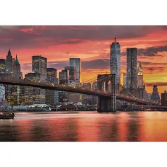 East River bei Sonnenuntergang 1500-teiliges HQC Puzzle - Clementoni Bild 2