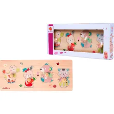 Eichhorn: Holzpuzzle "Niedliche Freunde" - Simba Toys