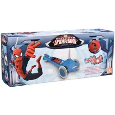 Spider-Man kleiner Roller mit Doppelrad vorne Bild 2
