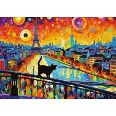 Eine Katze in Paris 1000-teiliges HQ-Puzzle - Trefl Bild 2