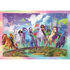 Einhorn Akademie das Team 104-teiliges Supercolor Puzzle - Clementoni Bild 2