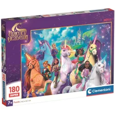 Einhorn Akademie Gruppenbild 180-teiliges Puzzle - Clementoni