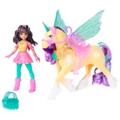 Einhorn Akademie: Wing Magic Ava Puppe und Leaf Einhorn Spielset - Spin Master Bild 2