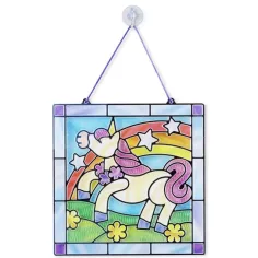 Einhorn-Buntglas-Bildherstellungsset - Melissa & Doug