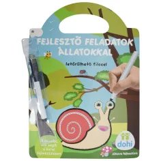 Entwicklungsaufgaben mit Tieren mit abwischbarem Filzstift - D-Toys