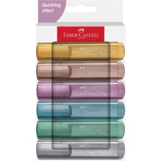 Faber-Castell: 1546 Metall 6er-Set Textmarker