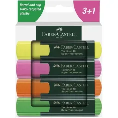 Faber-Castell: 1548 Superfluorescent 4er-Set Textmarker