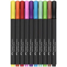 Faber-Castell: Black Edition 10er-Set farbige Filzstifte Bild 2