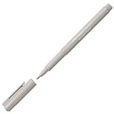 Faber-Castell: Broadpen 1554 Faserschreiber 0,8mm grau