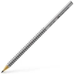 Faber-Castell: Grip Graphit Bleistift 2B Silber