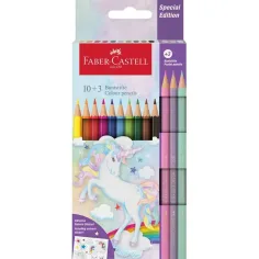 Faber-Castell: Grip Einhorn Buntstift Set 13 Stück in Pastellfarben
