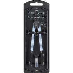 Faber-Castell: GRIP Zirkelset mit Schnellverstellung in Himmelblau
