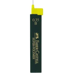 Faber-Castell: Minen 12 Stück, 0,35 mm, B
