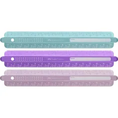 Faber-Castell: Sparkle flexibler Lineal 15cm in verschiedenen Farben