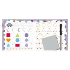 Fähigkeiten entwickelndes Zeichentablett mit abwischbarem Marker: Formen - D-Toys Bild 2