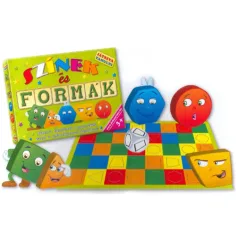 Farben und Formen Fähigkeiten entwickelndes Gesellschaftsspiel - D-Toys