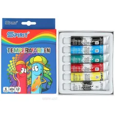 Buntes Tempera Set 6x12ml