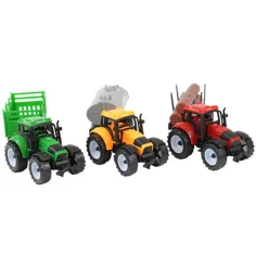 Farmer Truck: Bauernhof-Traktoren mit Anhänger 3er-Set 28cm Bild 5
