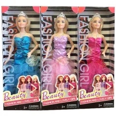 Fashion Girl Puppe im Abendkleid 30cm in drei verschiedenen Varianten