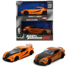 Fast & Furious: Toyota FT-1 Concept und Toyota GR Supra Metallauto-Set – Jada Toys