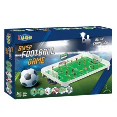 Federfußball mit Figuren und Bällen