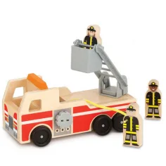 Holzleiter Feuerwehrwagen - Melissa & Doug